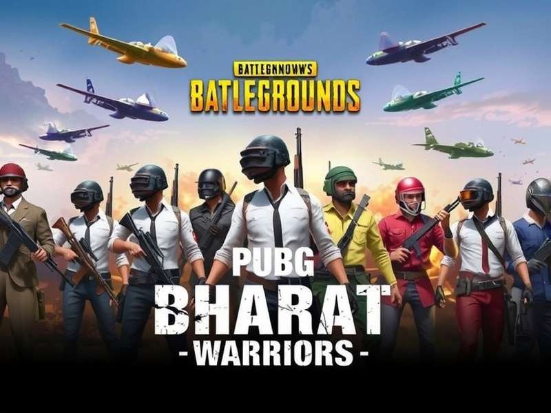 PUBG Bharat Warriors game cover showing Indian soldiers in a battle scene